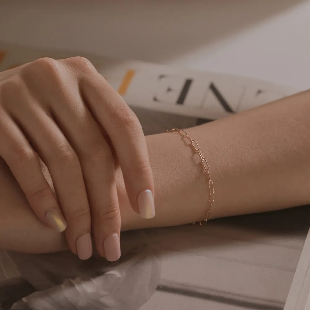 [14K Gold] Triple Bracelet