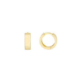 14K Round Hoop Earrings10.50 X 3.45mm