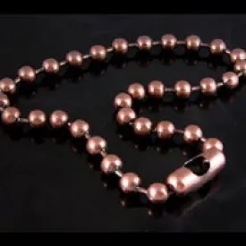 3 Chain Necklaces with clasp, Antique Copper or Silver, 24" length