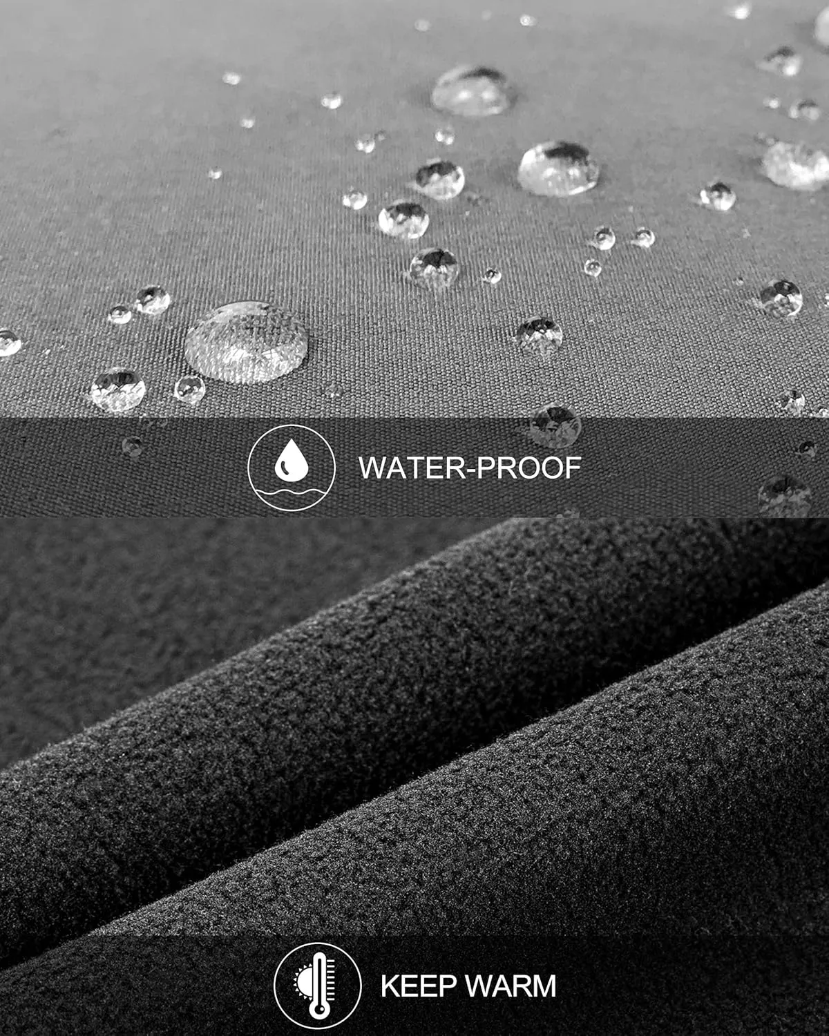 33,000ft Men's Lightweight Softshell Vest Outerwear Zip Up Fleece Lined Windproof Sleeveless Jacket for Golf Running Hiking