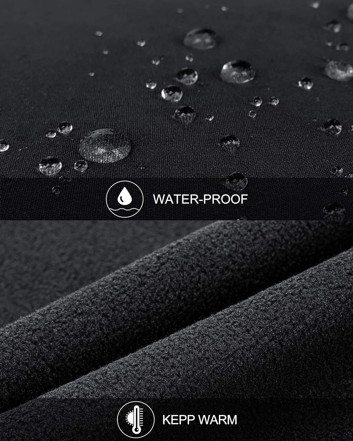 33,000ft Men's Lightweight Softshell Vest Outerwear Zip Up Fleece Lined Windproof Sleeveless Jacket for Golf Running Hiking