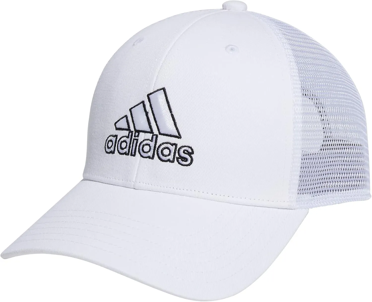 adidas mens Mesh Back Structured Low Crown Snapback Adjustable Fit Cap