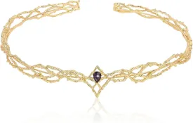 ANBALA Rhinestone Fairy Crown for Women Crystal Elf Crown Silver/Gold Circlet Costume Headwear for Men Renaissance Headpiece for Birthday Party Cosplay Halloween