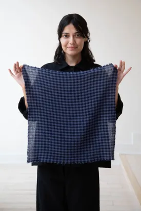 Apuntob | Small Cashmere Scarf in Blue