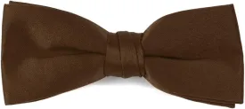 Boy's Poly Satin Banded Clip On Bow Ties