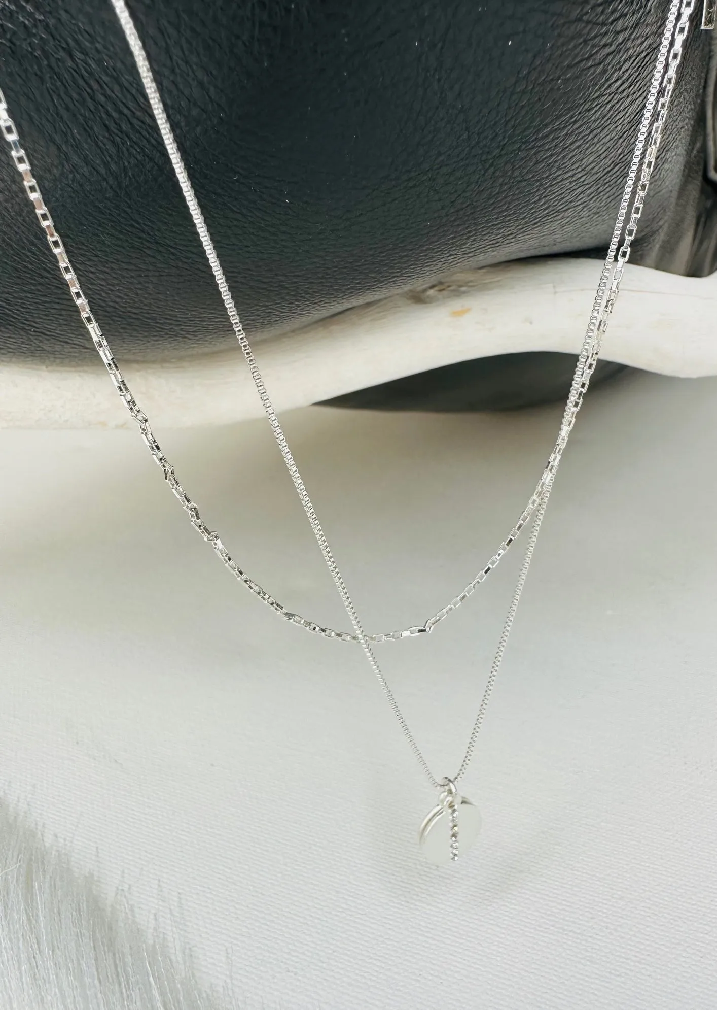 CASEY COIN PENDANT 2-IN-1 NECKLACE