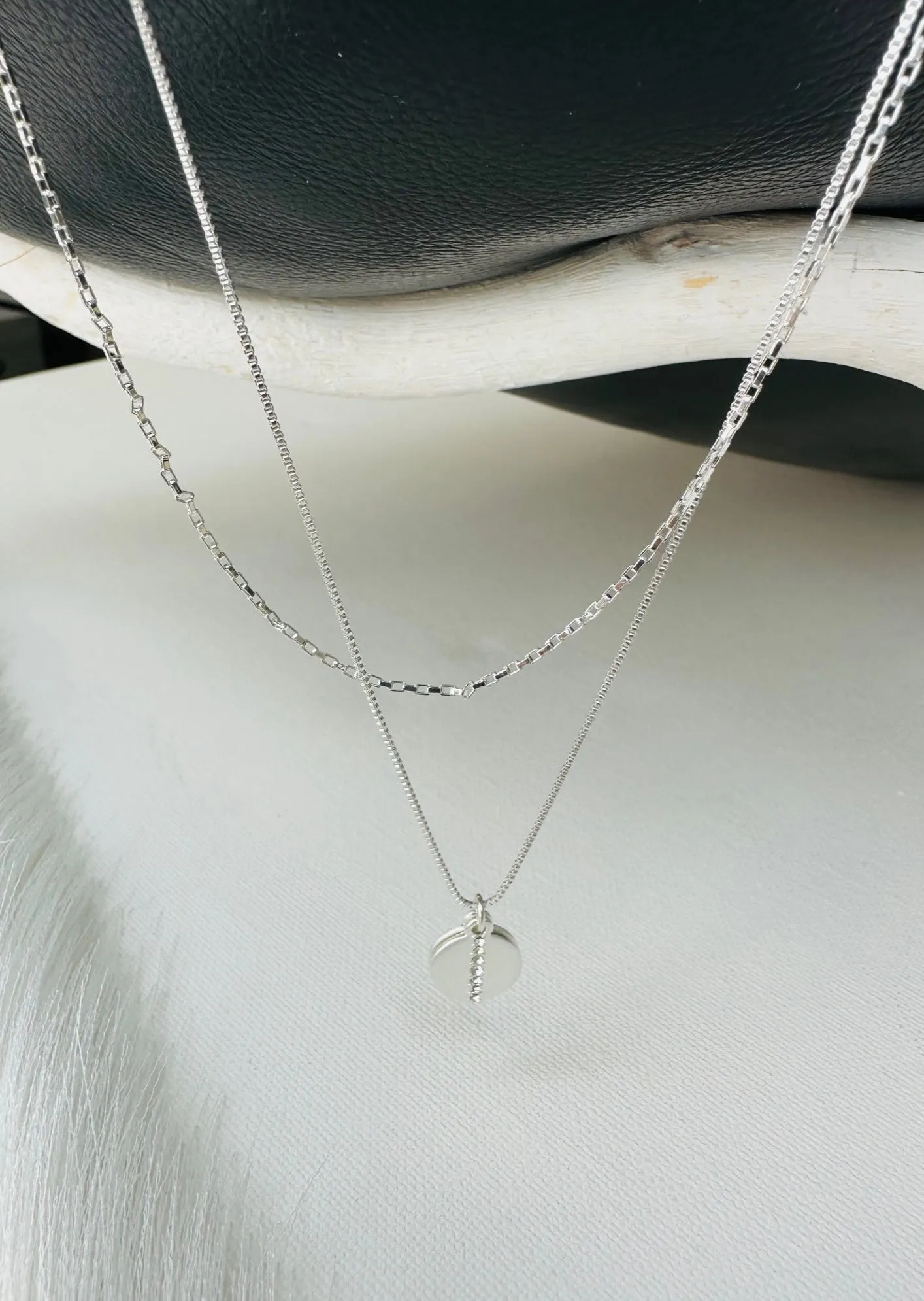 CASEY COIN PENDANT 2-IN-1 NECKLACE