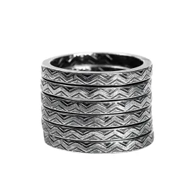 Chevron Stacking Ring
