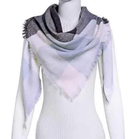 Chic Geometric Elegance: Women's Triangle Scarf
