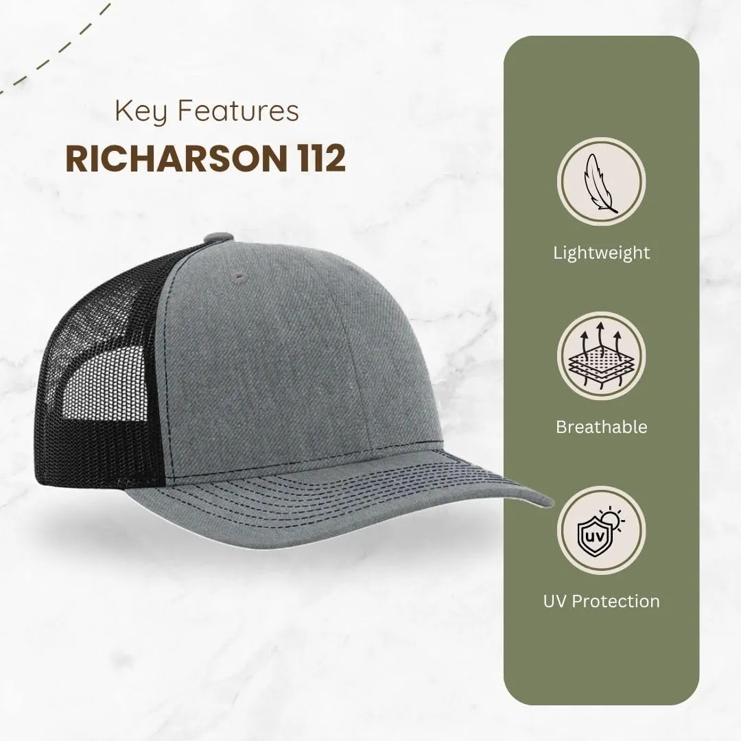 Christian Cross American Flag Richardson Unisex Snapback hat