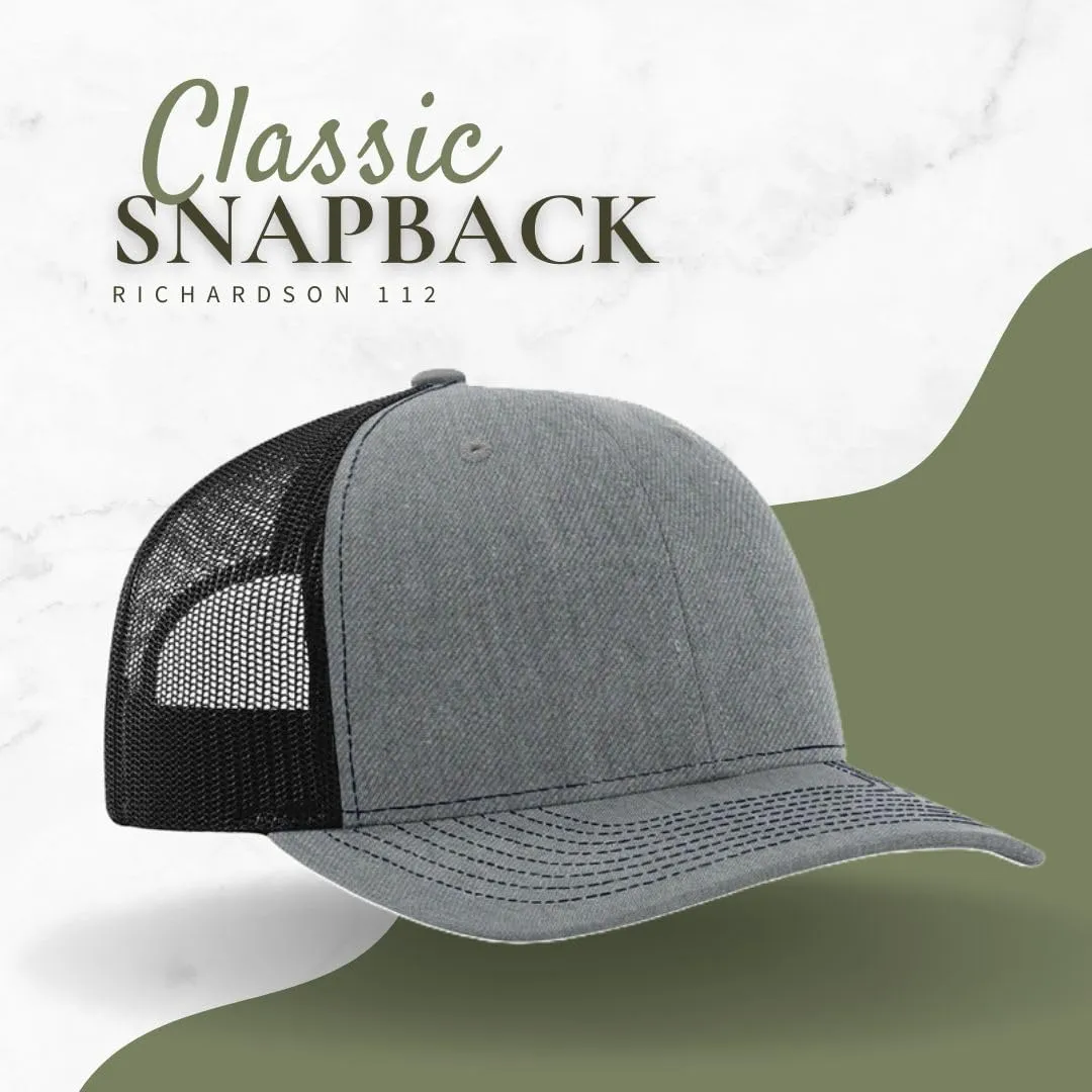 Christian Cross American Flag Richardson Unisex Snapback hat