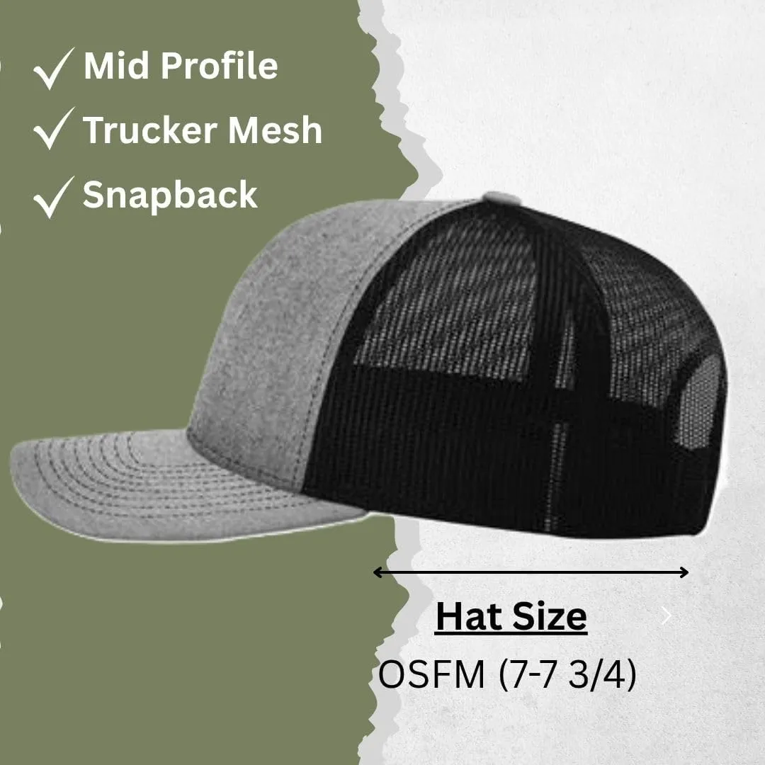 Christian Cross American Flag Richardson Unisex Snapback hat