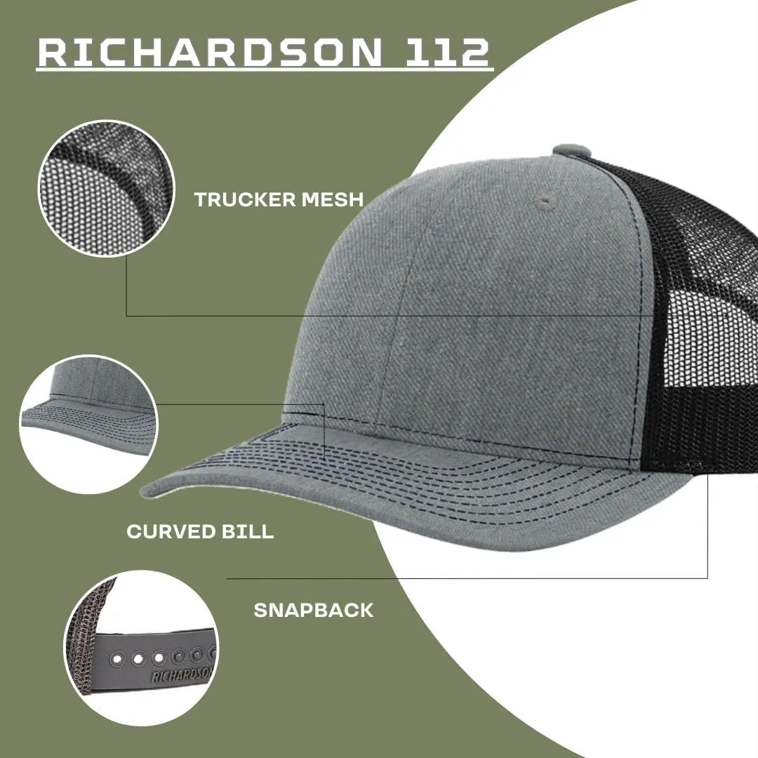 Christian Cross American Flag Richardson Unisex Snapback hat