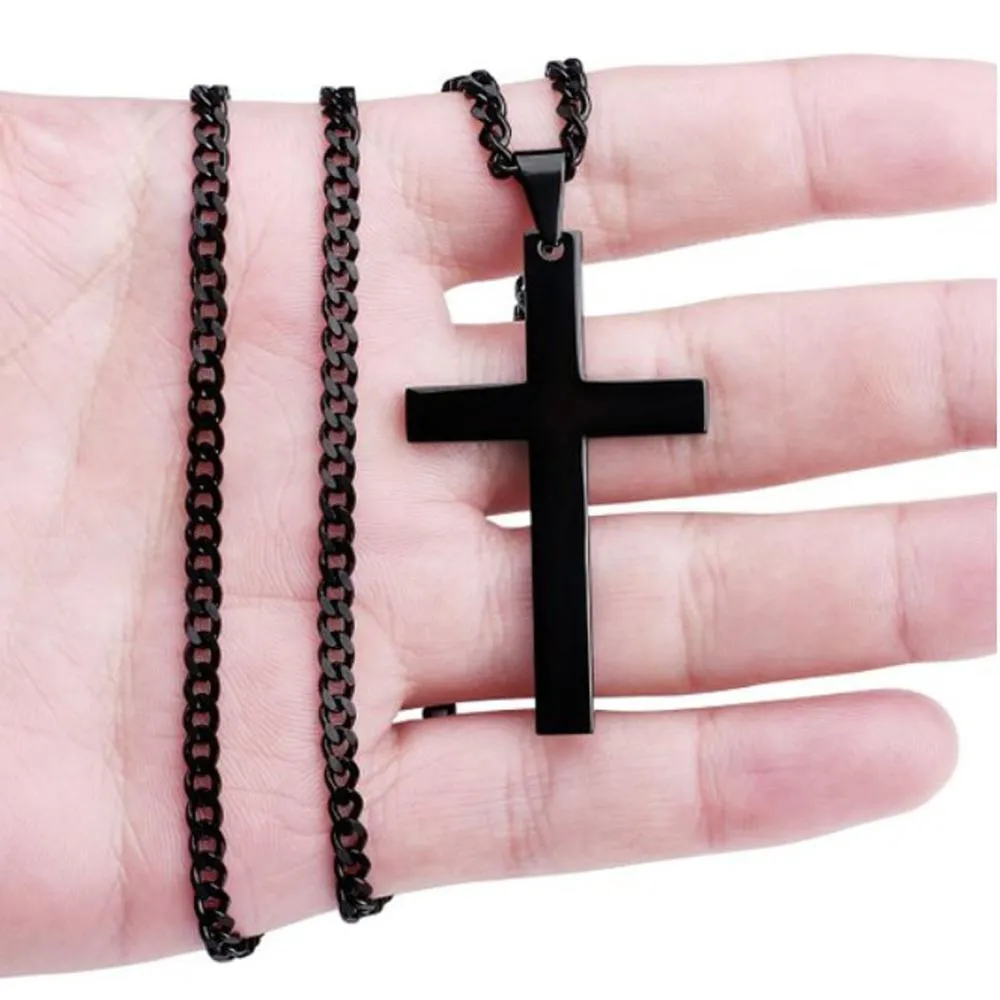 Cross Stainless Steel Pendants Necklace