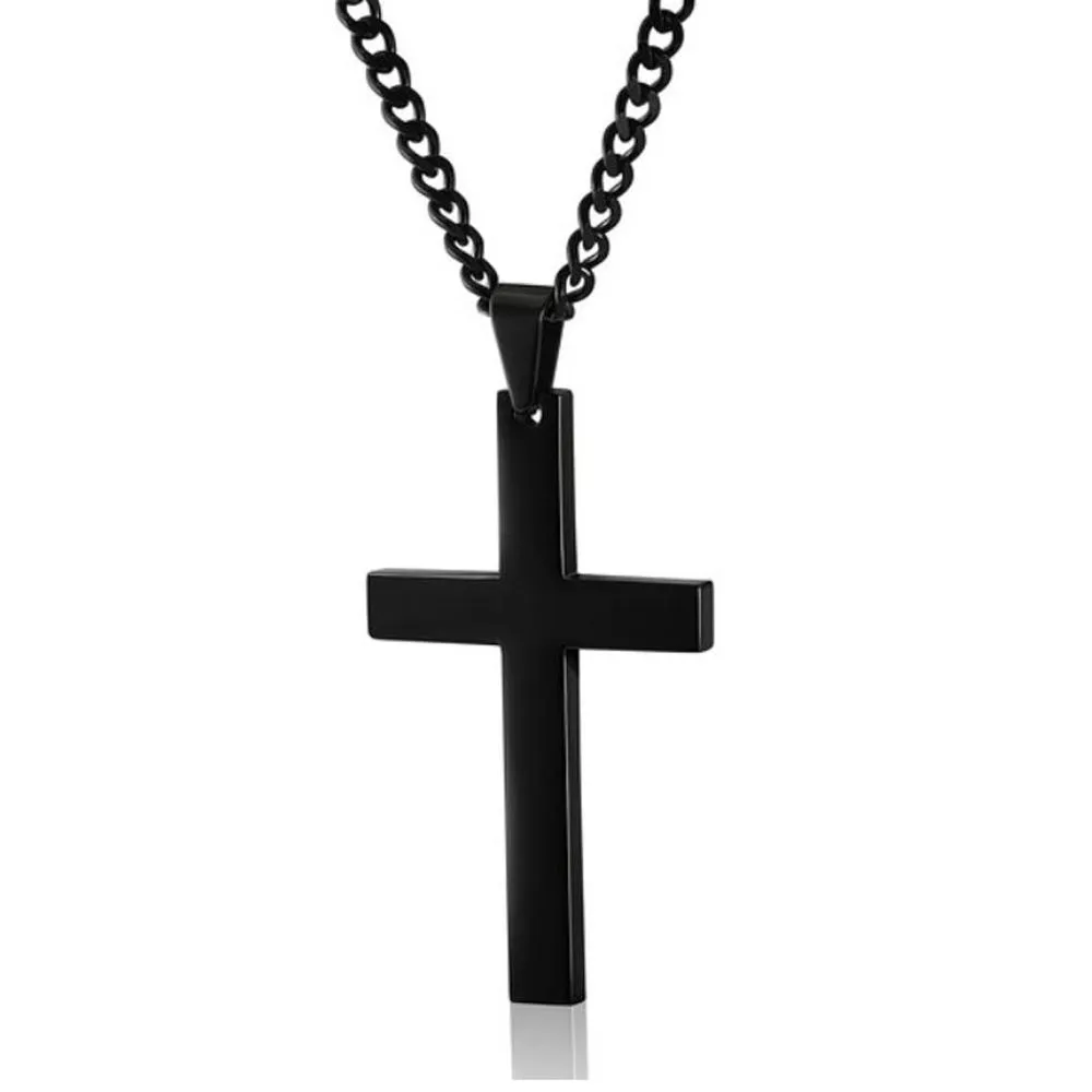 Cross Stainless Steel Pendants Necklace