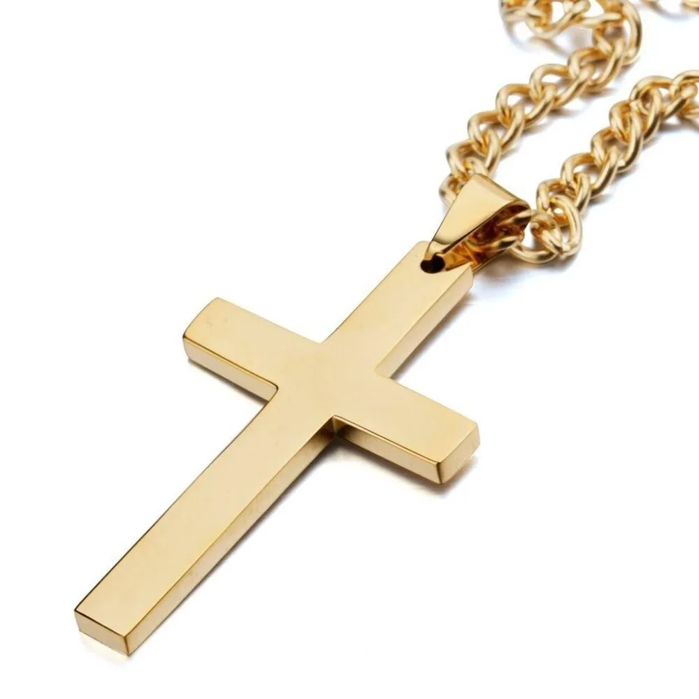 Cross Stainless Steel Pendants Necklace