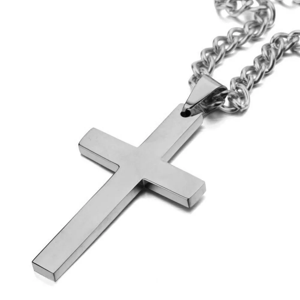 Cross Stainless Steel Pendants Necklace