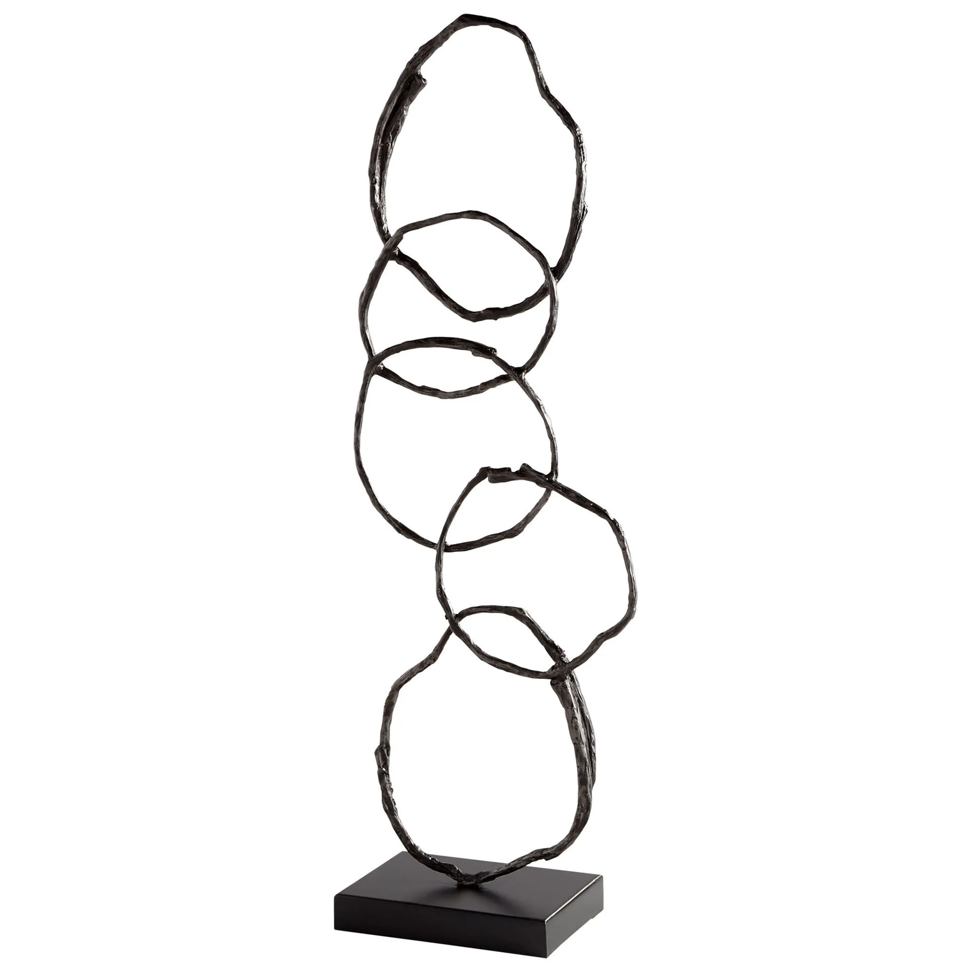 Cyan Design 09574 Inner Circles Sculpture - Bronze
