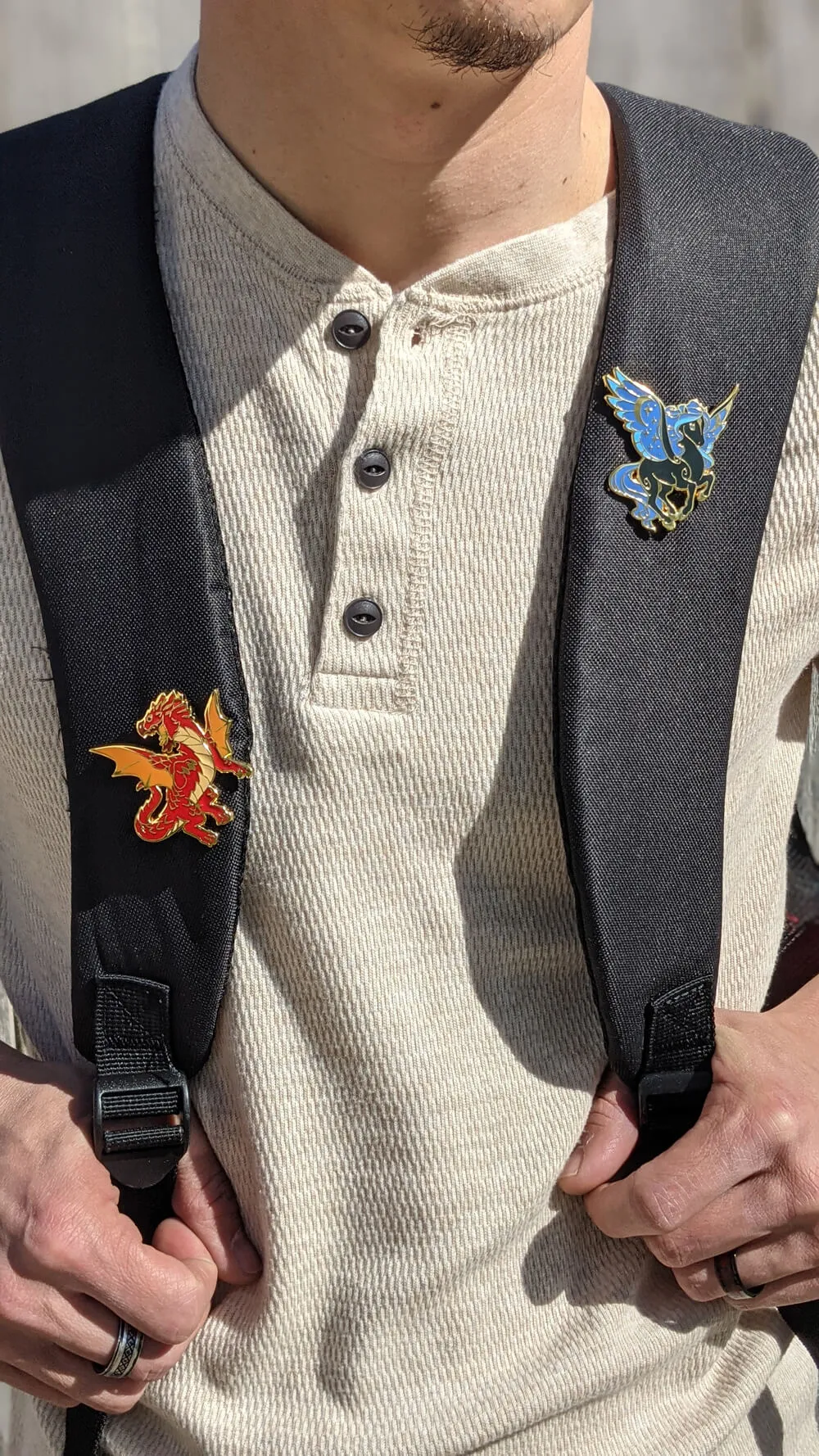 Dragon Pin (Shiver, Ice Dragon) | 2" Hard Enamel Pin