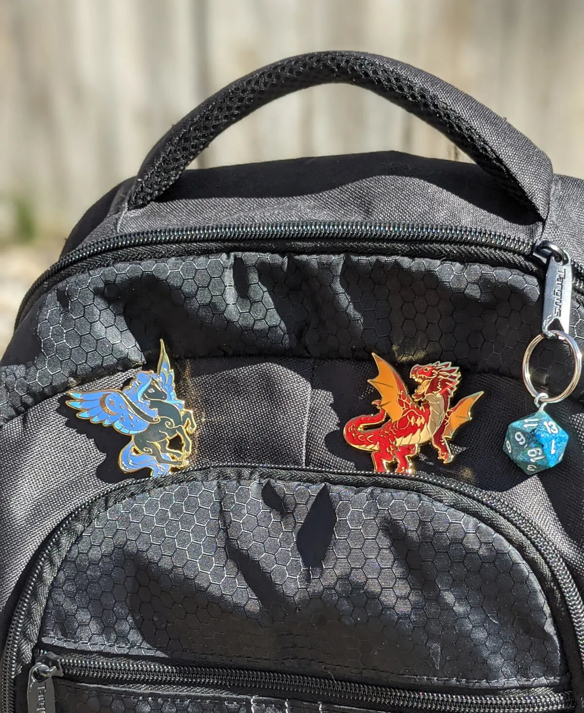 Dragon Pin (Shiver, Ice Dragon) | 2" Hard Enamel Pin