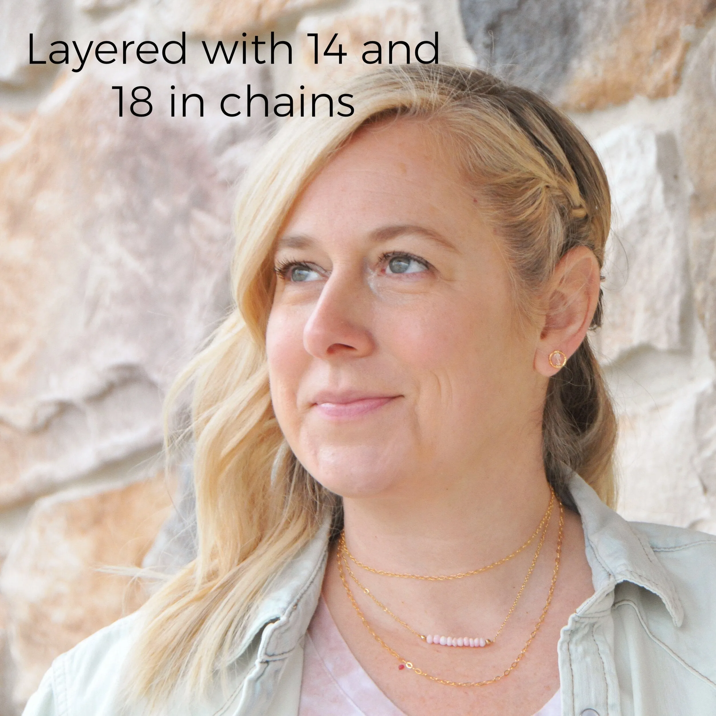 Drawn Cable Paperclip Chain (Sterling Silver or Gold Filled)