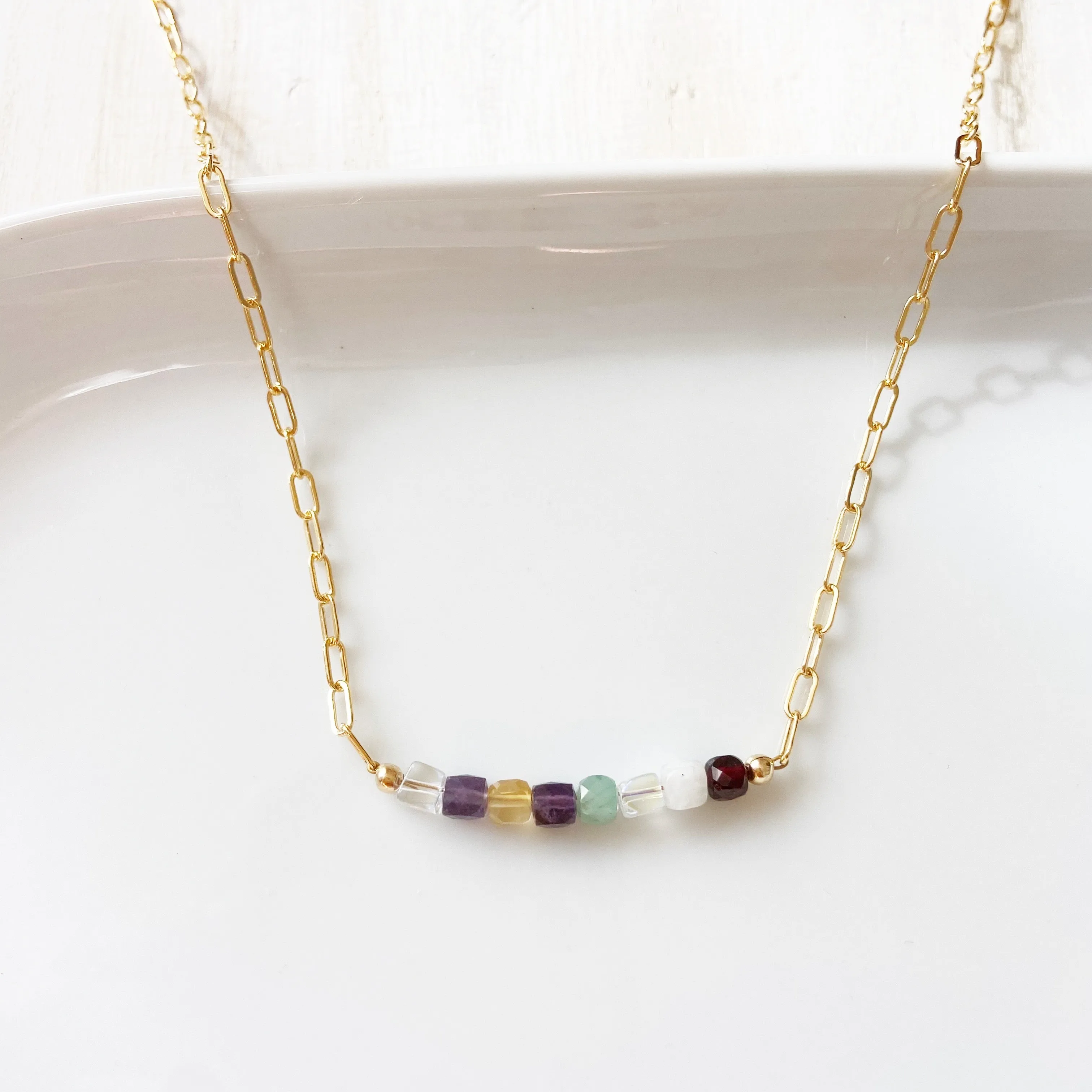 Drawn Cable Paperclip Chain (Sterling Silver or Gold Filled)