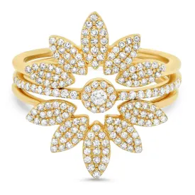 ENERGIZE DIAMOND RING WRAP, GOLD