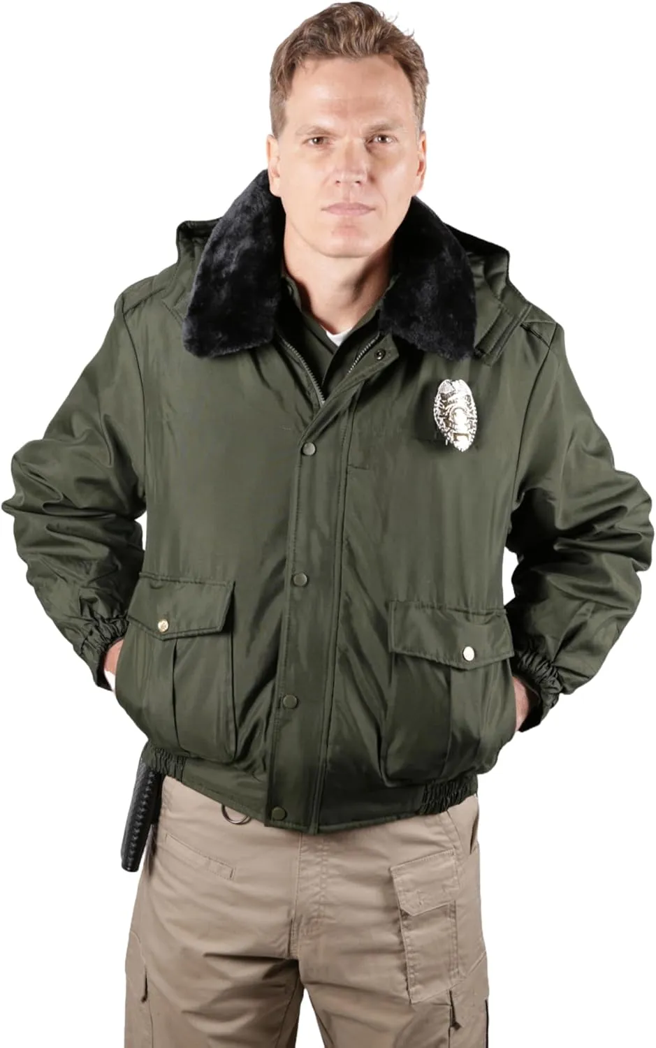 First Class 100% Nylon Oxford All Season Deluxe Plain and Security Bomber Jacket