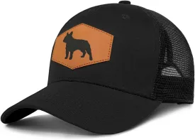 French Bulldog Baseball Cap for Dog Lovers,Adjustable Baseball Hats for Men Women Black