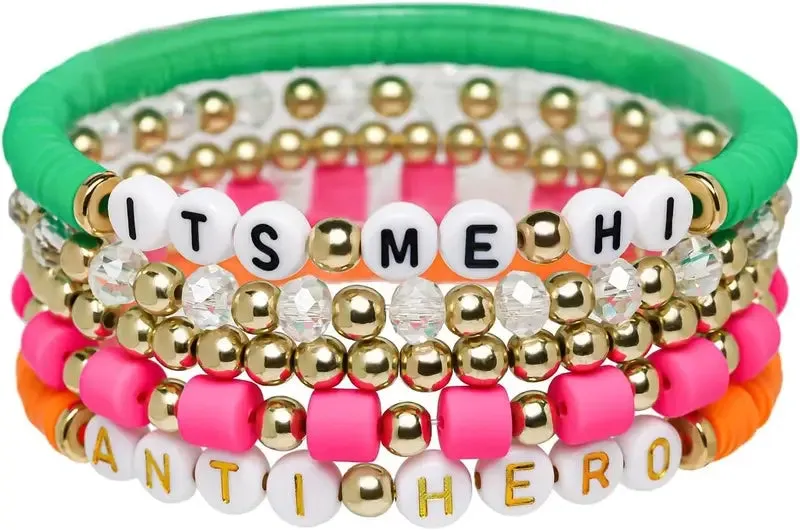 Friendship Trading Bead Bracelets for Swiftie Fans