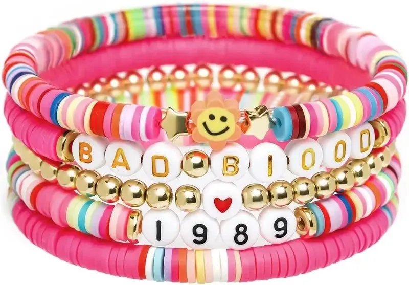 Friendship Trading Bead Bracelets for Swiftie Fans