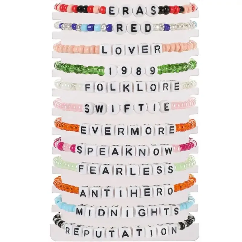Friendship Trading Bead Bracelets for Swiftie Fans