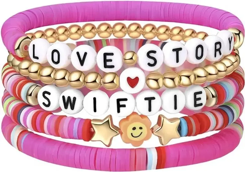 Friendship Trading Bead Bracelets for Swiftie Fans