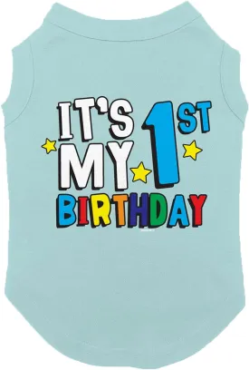 It's My 1st Birthday - First Dog Shirt (Chill, 2X-Large)
