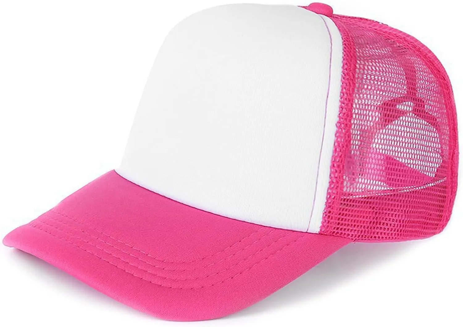 IZUS 1-4T Toddler Cute Mesh Trucker Hat Baby-Girls Foam Baseball Caps Adjustable Snapback Strap Two-Tone Visor Hat Baby-Boys