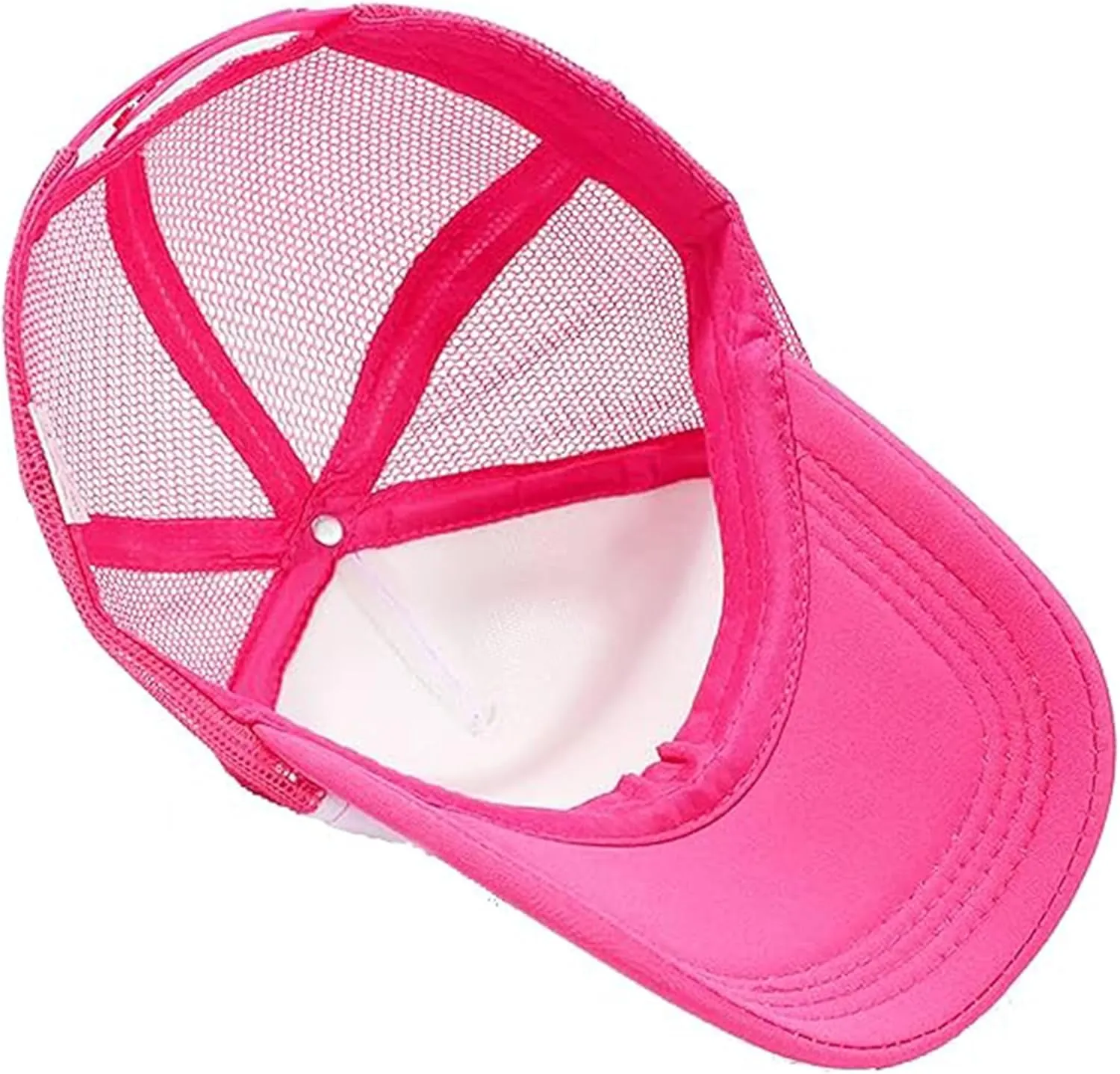 IZUS 1-4T Toddler Cute Mesh Trucker Hat Baby-Girls Foam Baseball Caps Adjustable Snapback Strap Two-Tone Visor Hat Baby-Boys