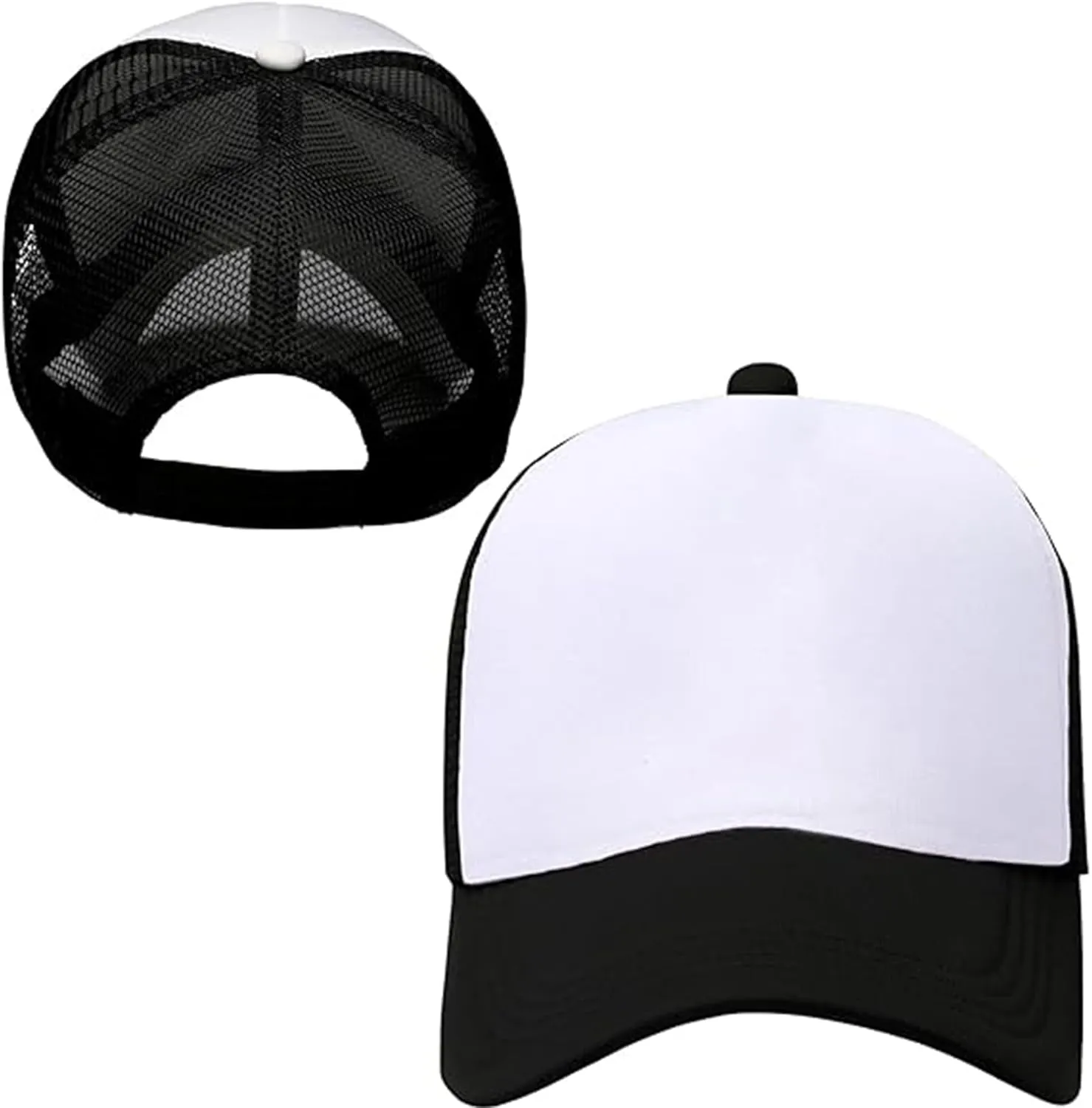 IZUS 1-4T Toddler Cute Mesh Trucker Hat Baby-Girls Foam Baseball Caps Adjustable Snapback Strap Two-Tone Visor Hat Baby-Boys