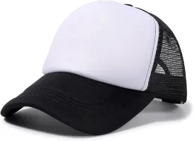 IZUS 1-4T Toddler Cute Mesh Trucker Hat Baby-Girls Foam Baseball Caps Adjustable Snapback Strap Two-Tone Visor Hat Baby-Boys