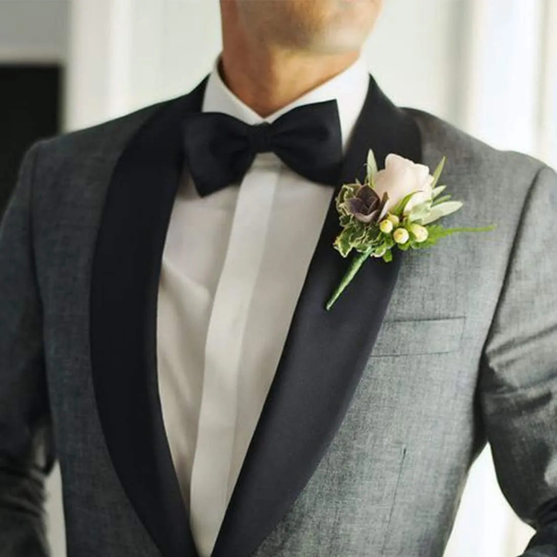 Kajeer Classic Pre-Tied Mens Bow Ties Formal Adjustable Solid Tuxedo Bowtie for for Adults & Children