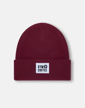 Knit Beanie in Maroon