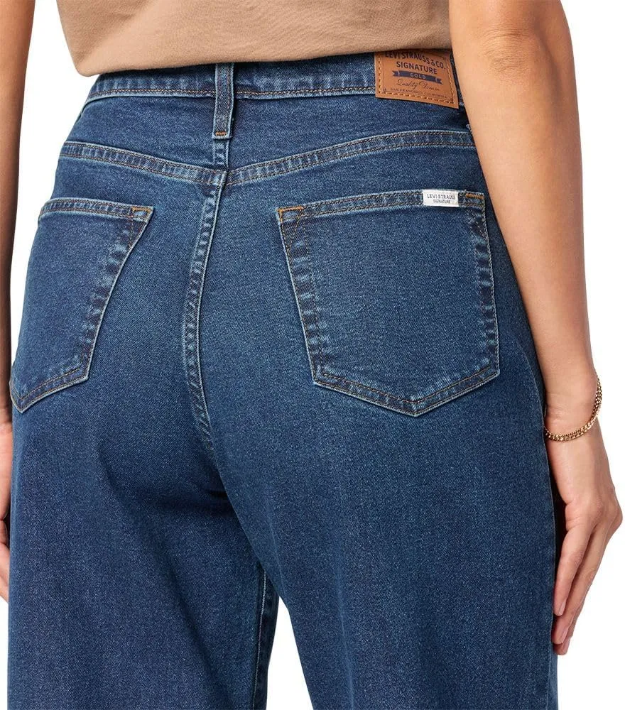 Levi Strauss Signature Gold Women's Heritage High-Rise Loose Straight (Also Available in Plus Size)