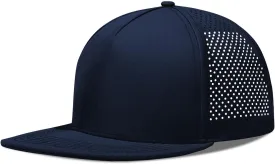 LiuSuper M/L/XL/XXL Flat Brim 5 Panel Hats for Men Performance Mens Snapback Hats Quick Dry Laser Perforated Baseball Cap