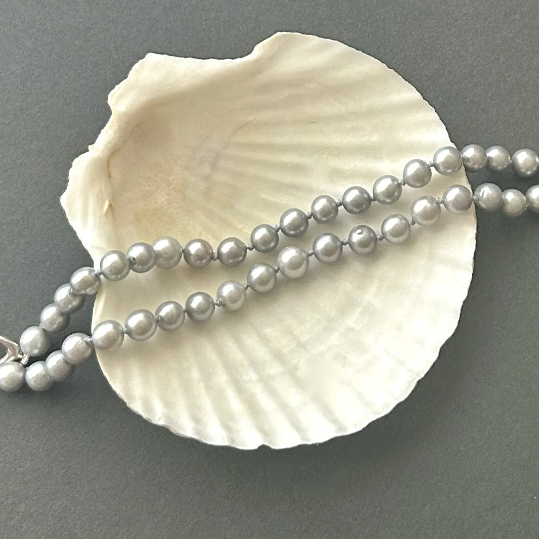 Lusciously Sweet Silver Freshwater Necklace