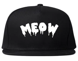 Meow Cute Goth Cat Snapback Hat