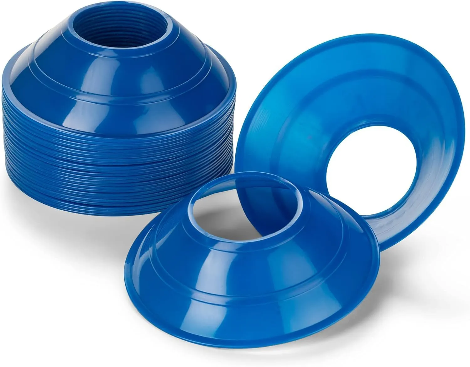 Mini Soccer Cones for Training, Football, Sports, Field Cone Markers Outdoor Games (Pack of 20)