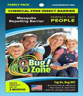 Mosquito Barrier Tags, Family Pack