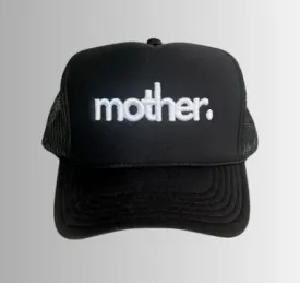 Mother Trucker Hats for Mom- black