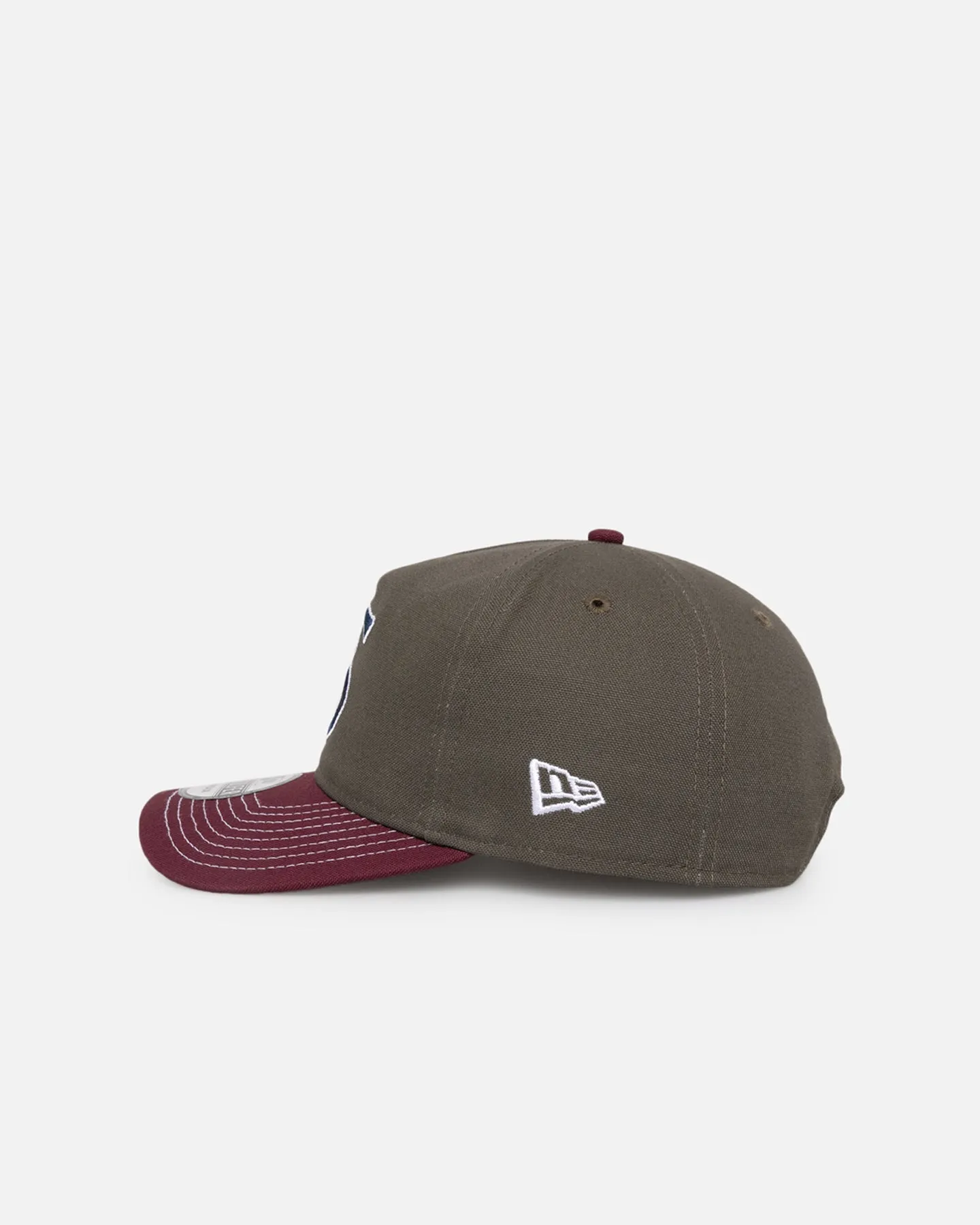 New Era Chicago White Sox 'Contrast Visor' Pre-Curved Golfer Snapback Moss/Maroon
