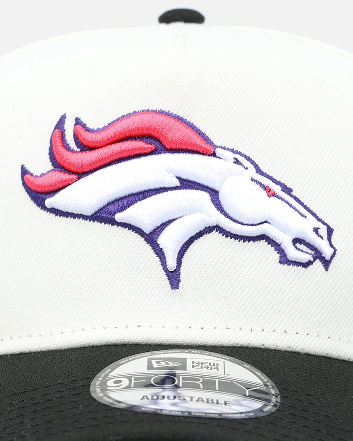 New Era Denver Broncos 'Neon Nights' 9FORTY Snapback Chrome/Black