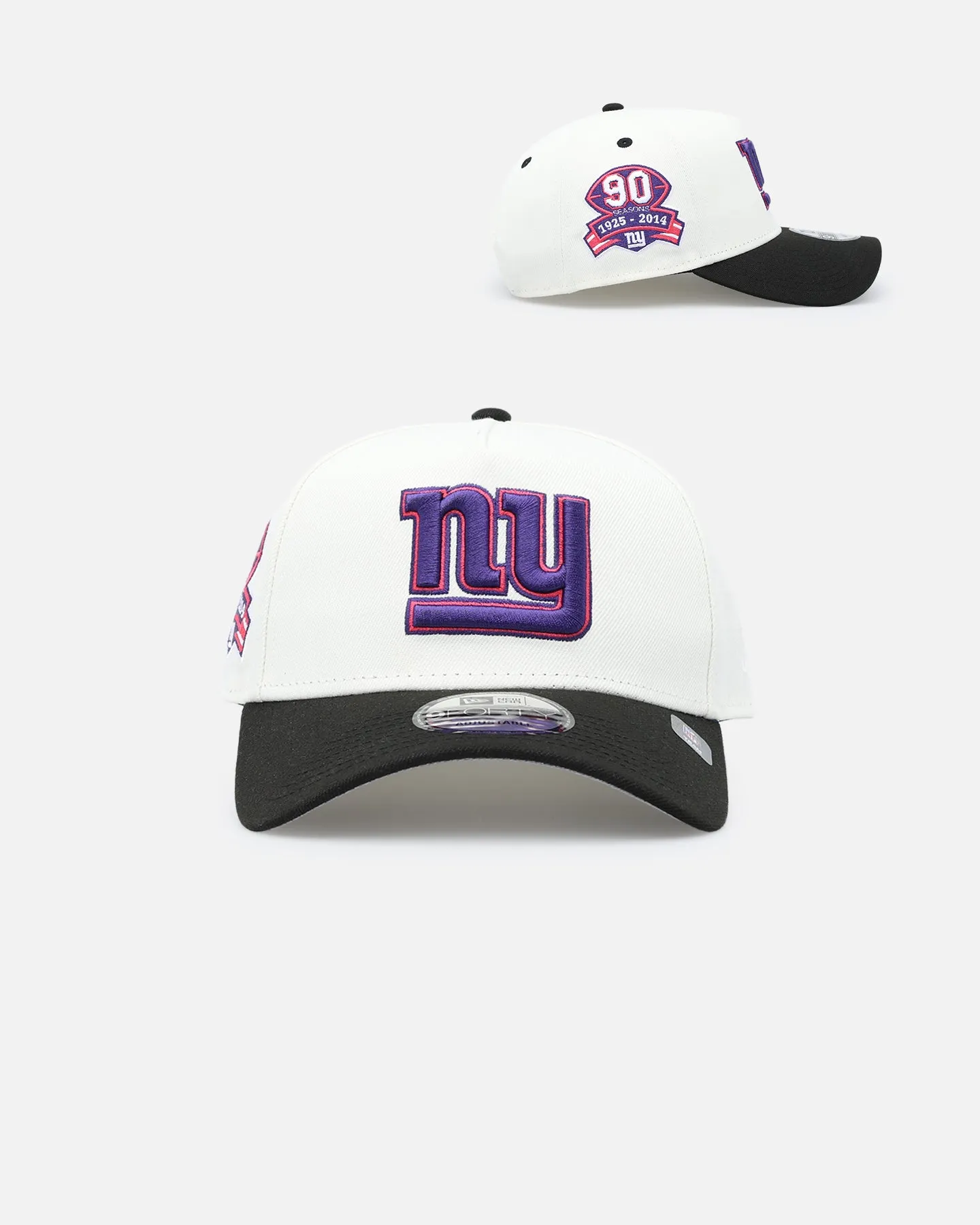 New Era New York Giants 'Neon Nights' 9FORTY Snapback Chrome/Black